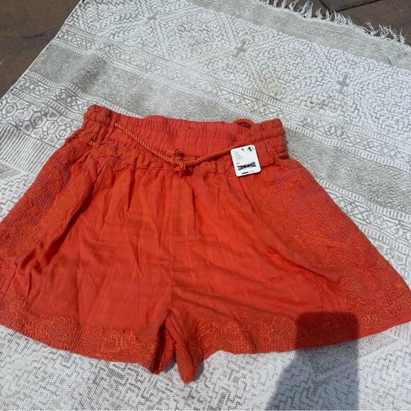 NWT Free people Day blooms cutwork shorts - Picture 3 of 7